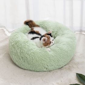 Pet Bed For Dog & Cat; Plush Cat Bed Warm Dog Bed For Indoor Dogs; Plush Dog Bed; Winter Cat Mat (Color: light grey)